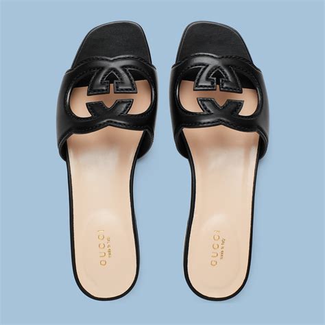 gucci women's slides interlocking g